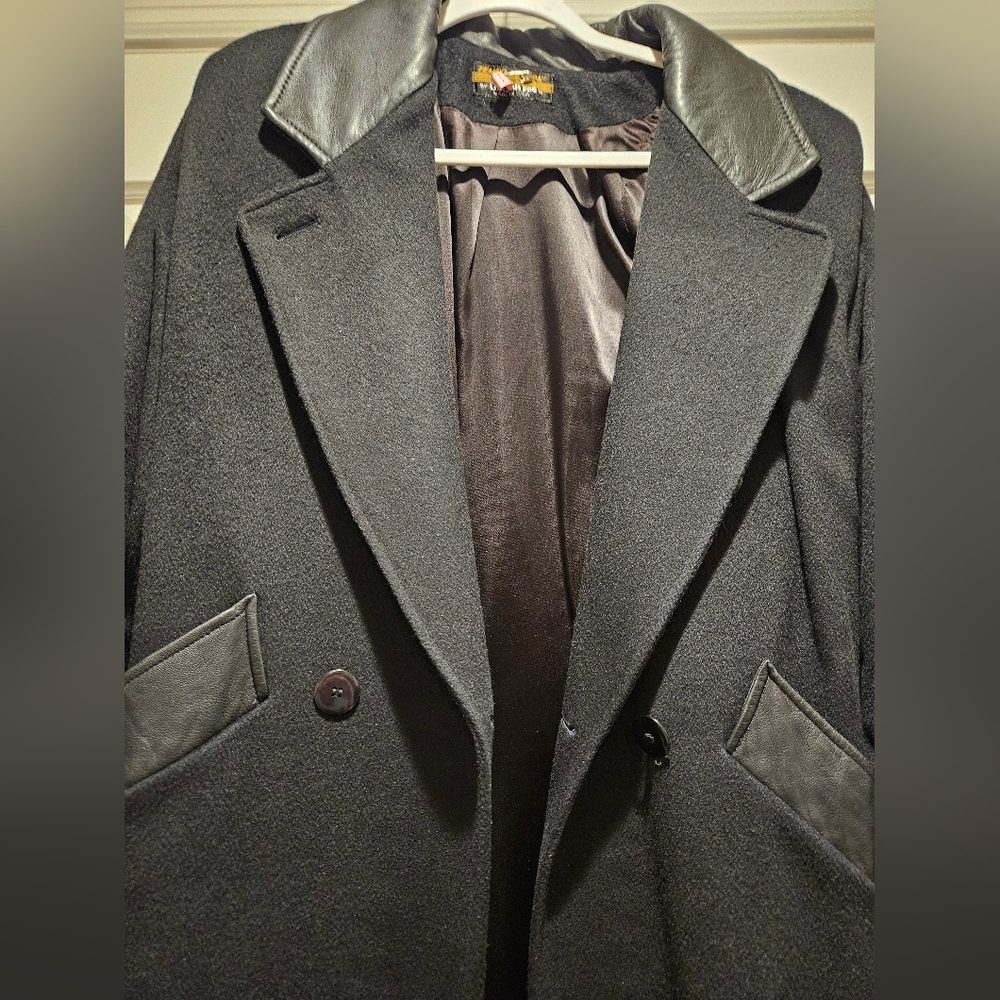 Women's Black Winter Coat By London Fog Sz M - Picture 3 of 12